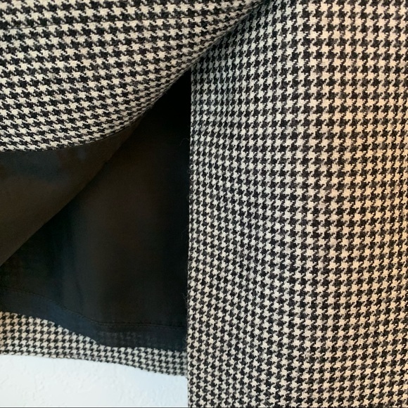 Valentino Miss V Double Breasted Houndstooth Two-Piece Suit Black/White Size 10 - Picture 13 of 16